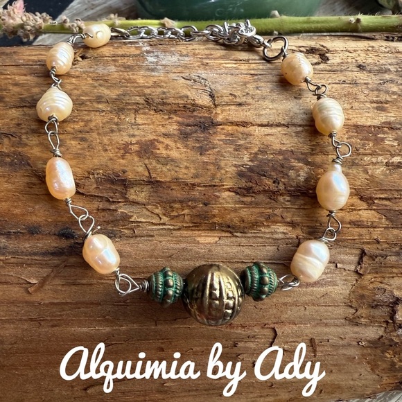 Freshwater beaded bracelet - Picture 1 of 3